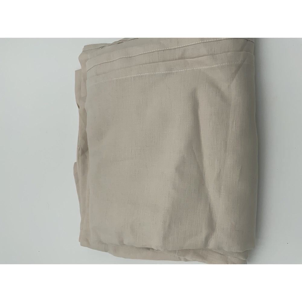 Quince Sand Linen Shower Curtain GUC